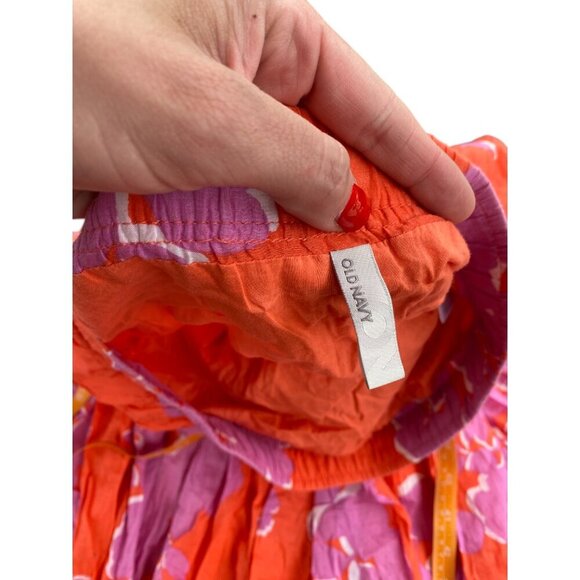 Old Navy y2k Cotton Floral Tiered Skirt - Size M - Picture 3 of 5